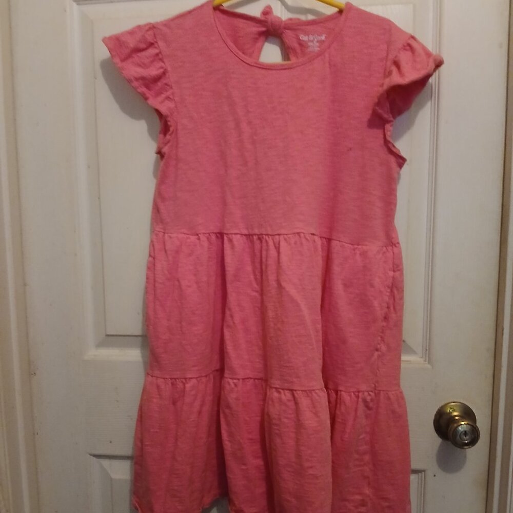 CAT & jACK PINK DRESS XXL (18)